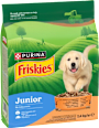 Hrană uscată câini Junior pui Friskies