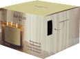 3-Docht Duftkerze Bergamot & Cedarwood (460 g) Jean&Len