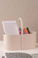 Organizer aus Metall, beige (22,5x20x10,5 cm) Jean&Len