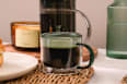 Kaffeebecher aus Borosilikatglas, doppelwandig, salbei (270 ml) Jean&Len