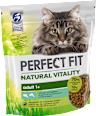 Trockenfutter Katze mit Lachs & Weißfisch, natural vitality, Adult PERFECT FIT
