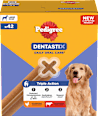 Kausnack Hund Zahnpflege DentaStix für große Hunde, Multipack (6x7 Stück) Pedigree