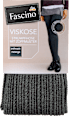 Strumpfhose mit Viskose & Zopf-Muster grau Gr. 46/48 Fascino