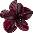 Haarklammer Blumen, aubergine ebelin