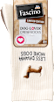 Crew Socken mit Hunde-Motiv beige + braun Gr. 35-38 Fascino