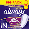 Slipeinlagen Daily Extra Protect Normal, Big Pack always