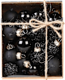 Kugel aus Glas, schwarz, mini (3 Größen) Dekorieren & Einrichten