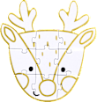 sada vánoční mini puzzle Profissimo