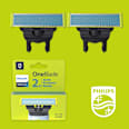 Náhradné holiace hlavice OneBlade Anti-Friction blade PHILIPS OneBlade