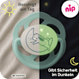 Schnuller Cherry night blau/mint Gr. 1,  0-6 Monate Nip