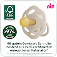 Schnuller Cherry night blau/mint Gr. 2,  6-18 Monate Nip