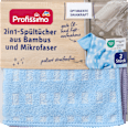 2in-1-Spültücher aus Bambus und Mikrofaser Profissimo