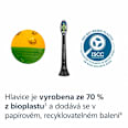 náhradní hlavice Optimal White, Medium Soft černé Philips Sonicare