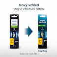 náhradní hlavice Optimal White, Medium Soft černé Philips Sonicare