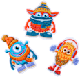 Bügelpatches Monster ebelin