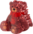 Haarklammer Teddybär, braun ebelin