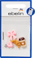 Handysticker Herz, Croissant, Kaffee & Schleife ebelin