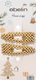 Haarclips goldene Perlen ebelin