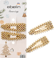 Haarclips goldene Perlen ebelin