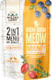 Nassfutter Katze mit Ente & Pute, immunity, 2in1 Menü mit Benefit Wildes Land