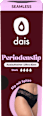 Periodenunterwäsche Slip mit Spitze Schwarz, Gr. S dais