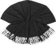 Poncho offen schwarz PURSET