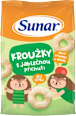 křupky Prstýnky s příchutí jablko Sunar