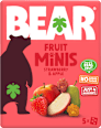 ovocné minis tlapičky s příchutí jahoda a jablko 5x20 g Bear