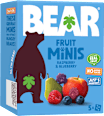 ovocné minis tlapičky s příchutí malina a borůvka 5x20 g Bear