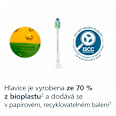 Náhradné hlavice InterCare, Medium Soft, biela, 2+1 GRATIS Philips Sonicare