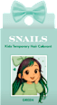 Zelena kreda za lase Snails