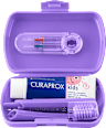 Детски комплект за устна хигиена 6-12 г., лилав цвят CURAPROX