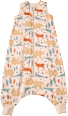 Schlafsack mit Beinen 3 TOG mit Tier-Muster, beige, 100 cm ALANA