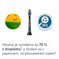 náhradní hlavice S2 Sensitive HX6053/88 Extra Soft černé Philips Sonicare