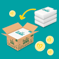 Windeln Baby Dry Gr. 4 Maxi (9-14 kg) Monatsbox Pampers baby-dry