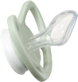 Schnuller Air Silikon anatomisch, beige/mintgrün,  Gr. 2, 5-18 Monate babylove