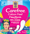 Slipeinlagen Cotton Feel Flexiform mit Frischeduft Carefree