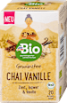 Gewürztee, Chai Vanille mit Zimt, Ingwer & Vanille (20 Beutel) dmBio