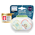 Schnuller ultra air nighttime Silikon, grün/blau, 0-6 Monate PHILIPS AVENT