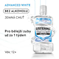 ústní voda Advanced White Mild Taste Listerine