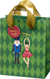 Geschenktasche Nussknacker, mini hoch veredelt Profissimo