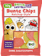 Kindersnack Bunte Chips Ketchup Style, für Schulkinder Freche Freunde
