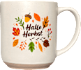 Jumbo Kaffeebecher "Hallo Herbst" (475 ml) Dekorieren & Einrichten