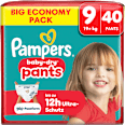 Baby Pants Gr. 9 XL (19+ kg) Big Pack Pampers baby-dry