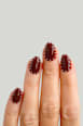 Künstliche Nägel, Soft Gel Press Ons Rock It Red Short Round Doonails