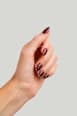 Künstliche Nägel, Soft Gel Press Ons Rock It Red Short Round Doonails
