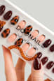 Künstliche Nägel, Soft Gel Press Ons Leo Love Short Round Doonails