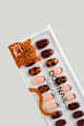 Künstliche Nägel, Soft Gel Press Ons Leo Love Short Round Doonails