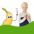 BIO cereální tyčinka s příchutí broskev, jablko a banán Freche Freunde