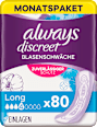 discreet Einlagen bei Blasenschwäche Long Monatspack always